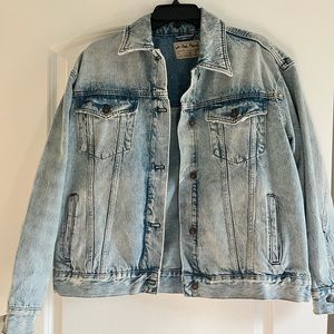 Free People Jolene Trucker Jean Jacket S
